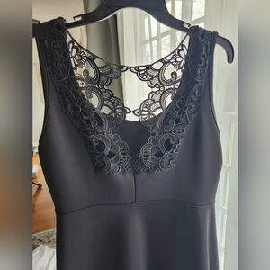 Torrid Black Lace Detail Dress Size 1 Like New